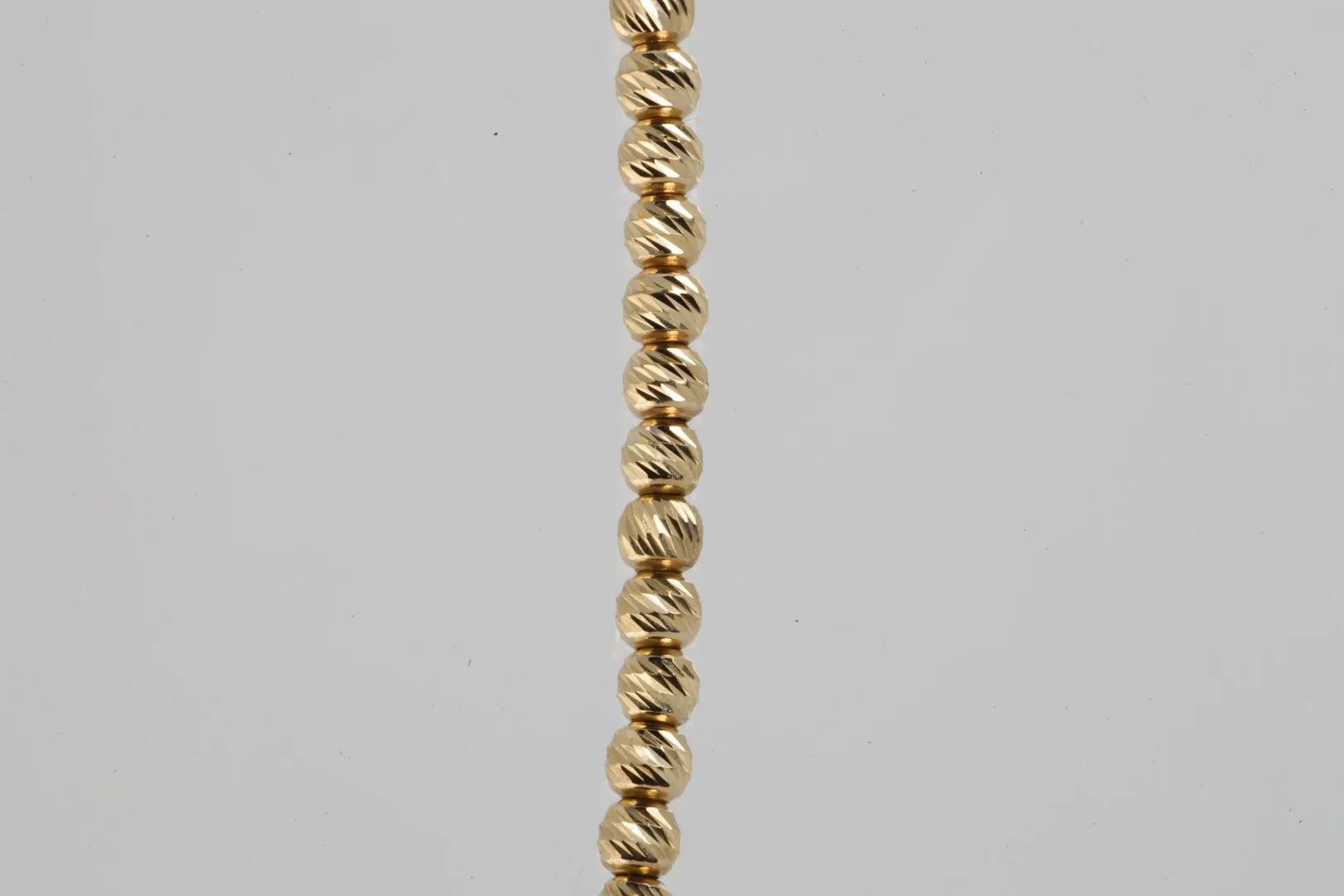 16" Yellow Gold Bead Chain Necklace (5.24g.)