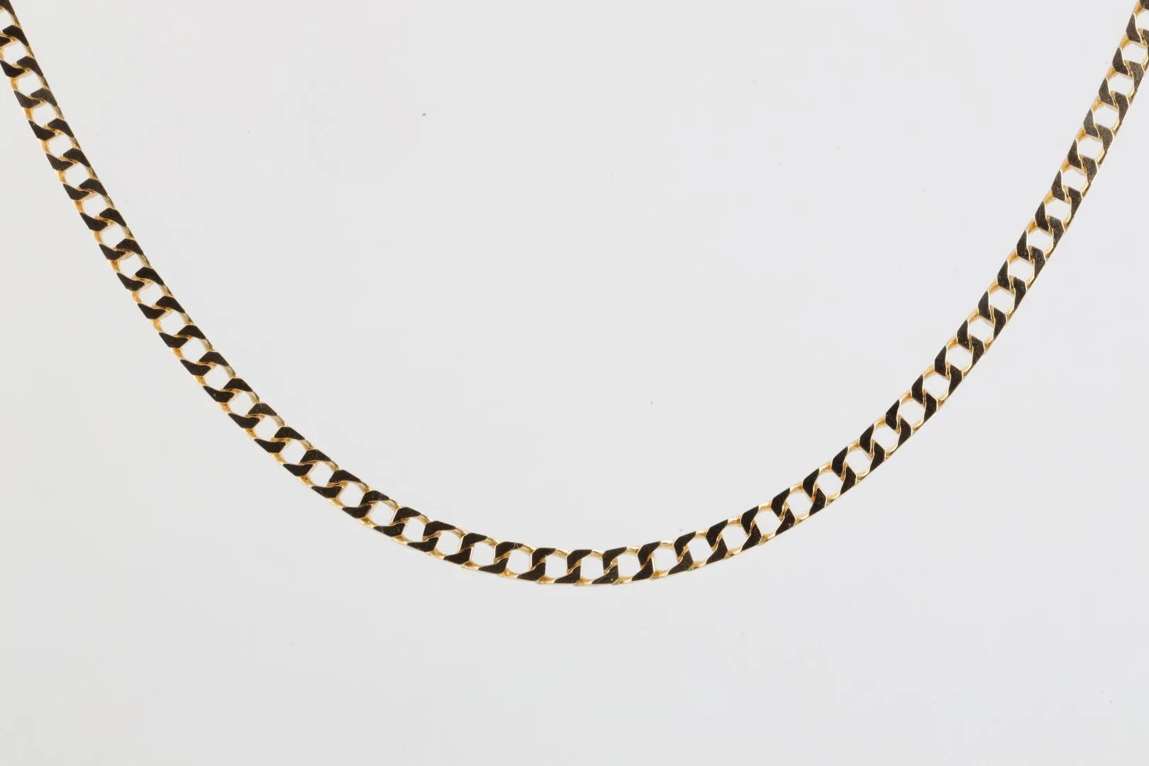 18.5" 14k Yellow Gold Cuban Chain Necklace (12.61g.)