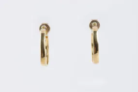 18k Yellow Gold Square Hoop Earrings (8.97g.)