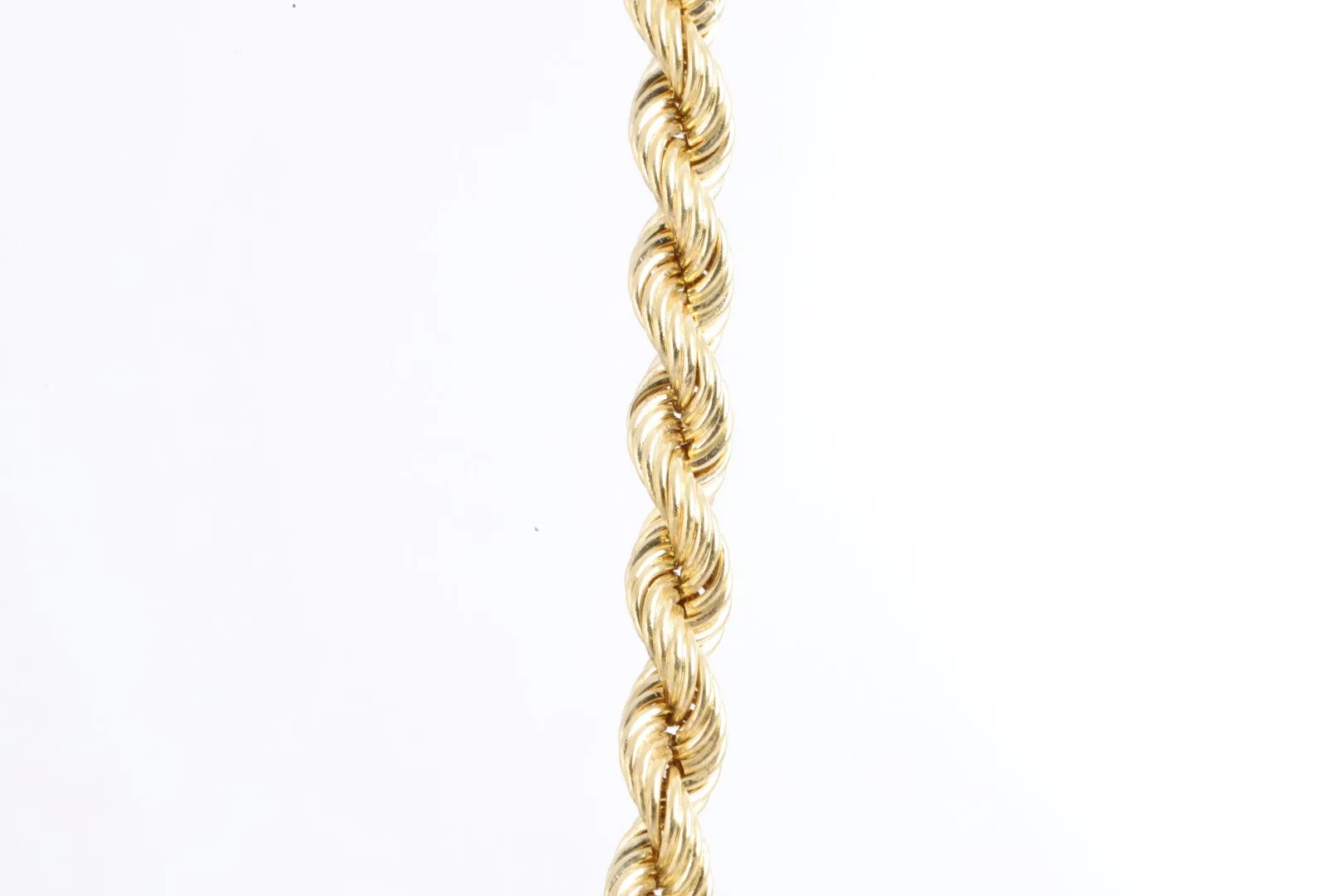 18" 18k Yellow Gold Twisted Rope Chain (9.75g.)