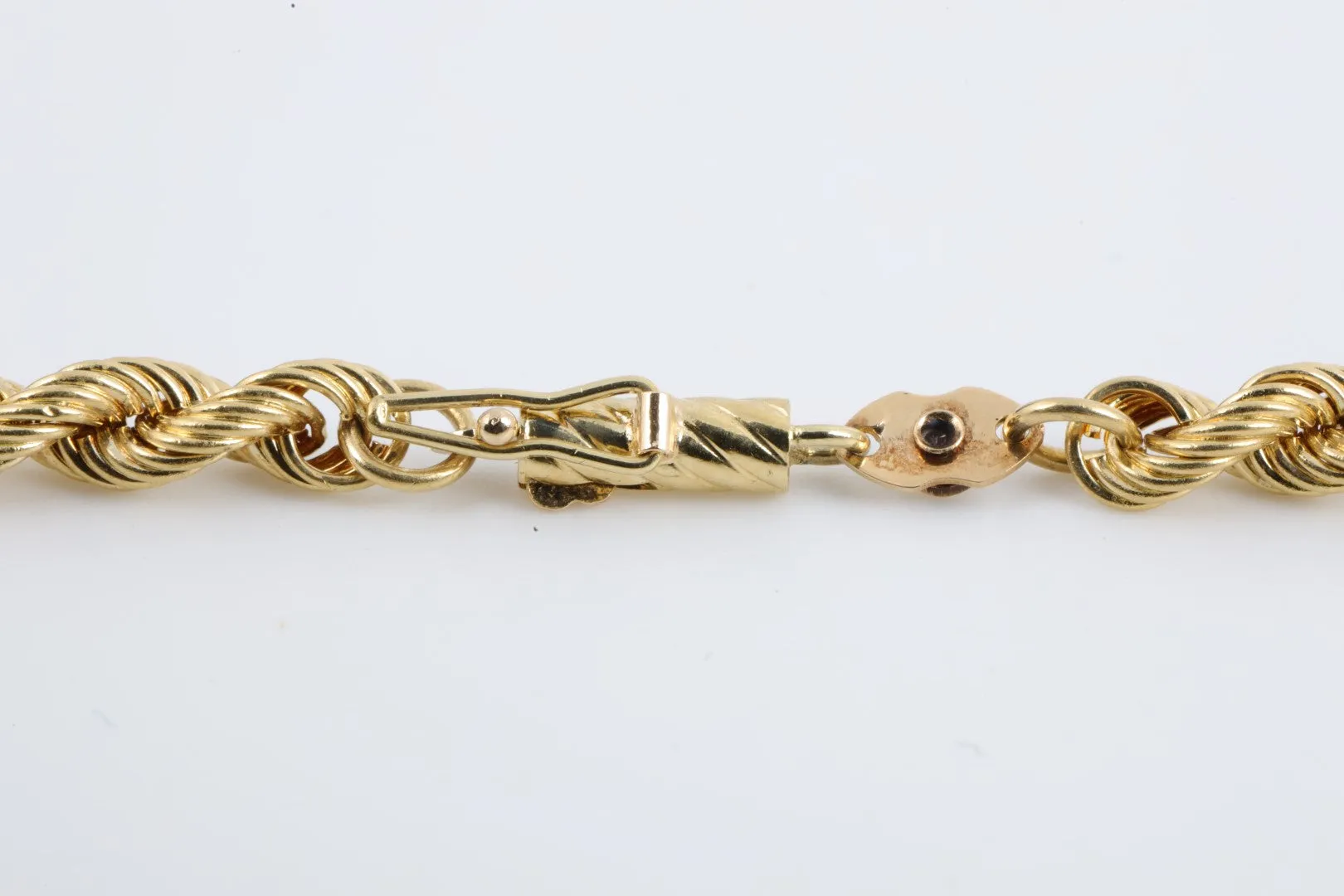 18" 18k Yellow Gold Twisted Rope Chain (9.75g.)