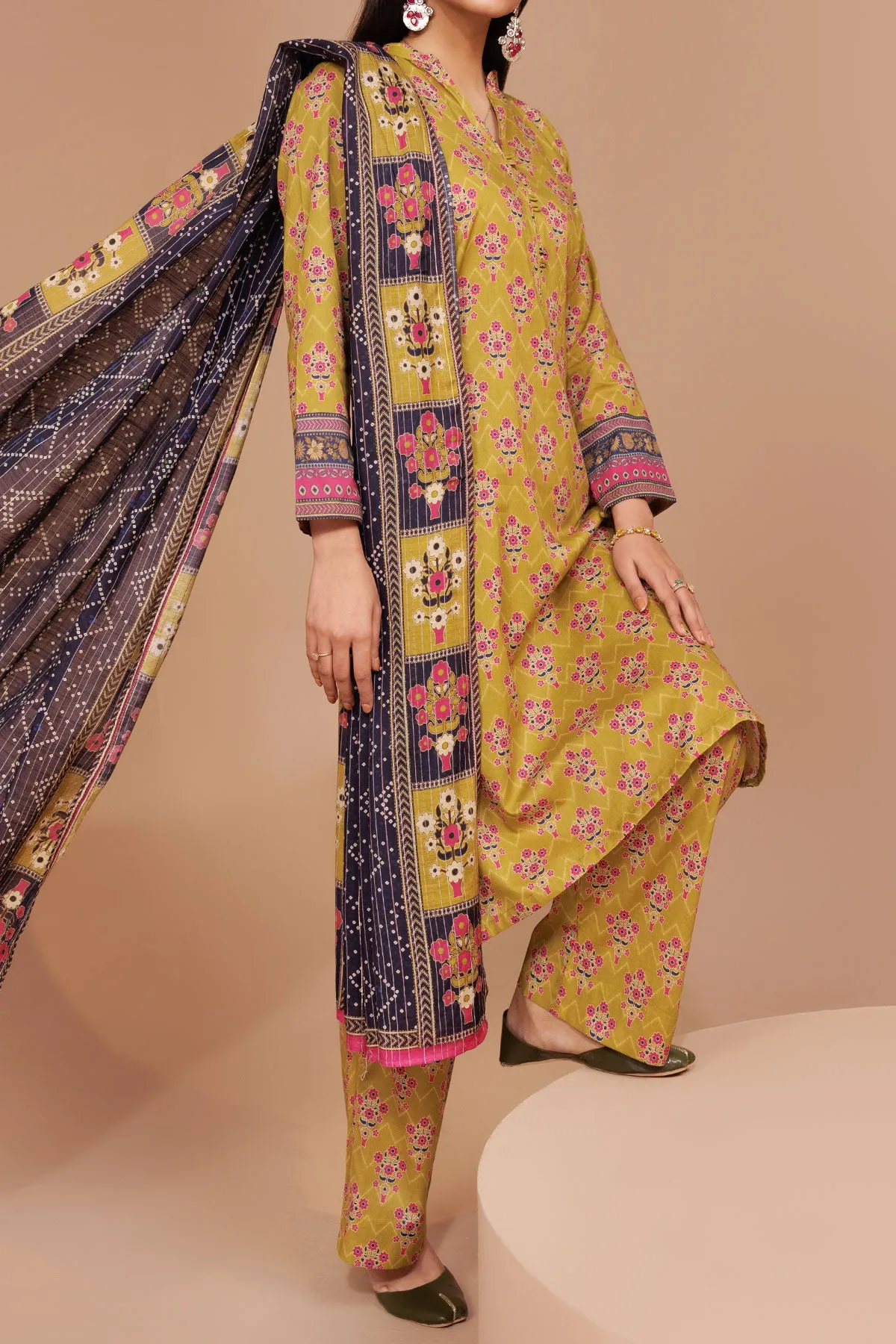 3 PIECE DIGITAL PRINT LAWN| DPC-311