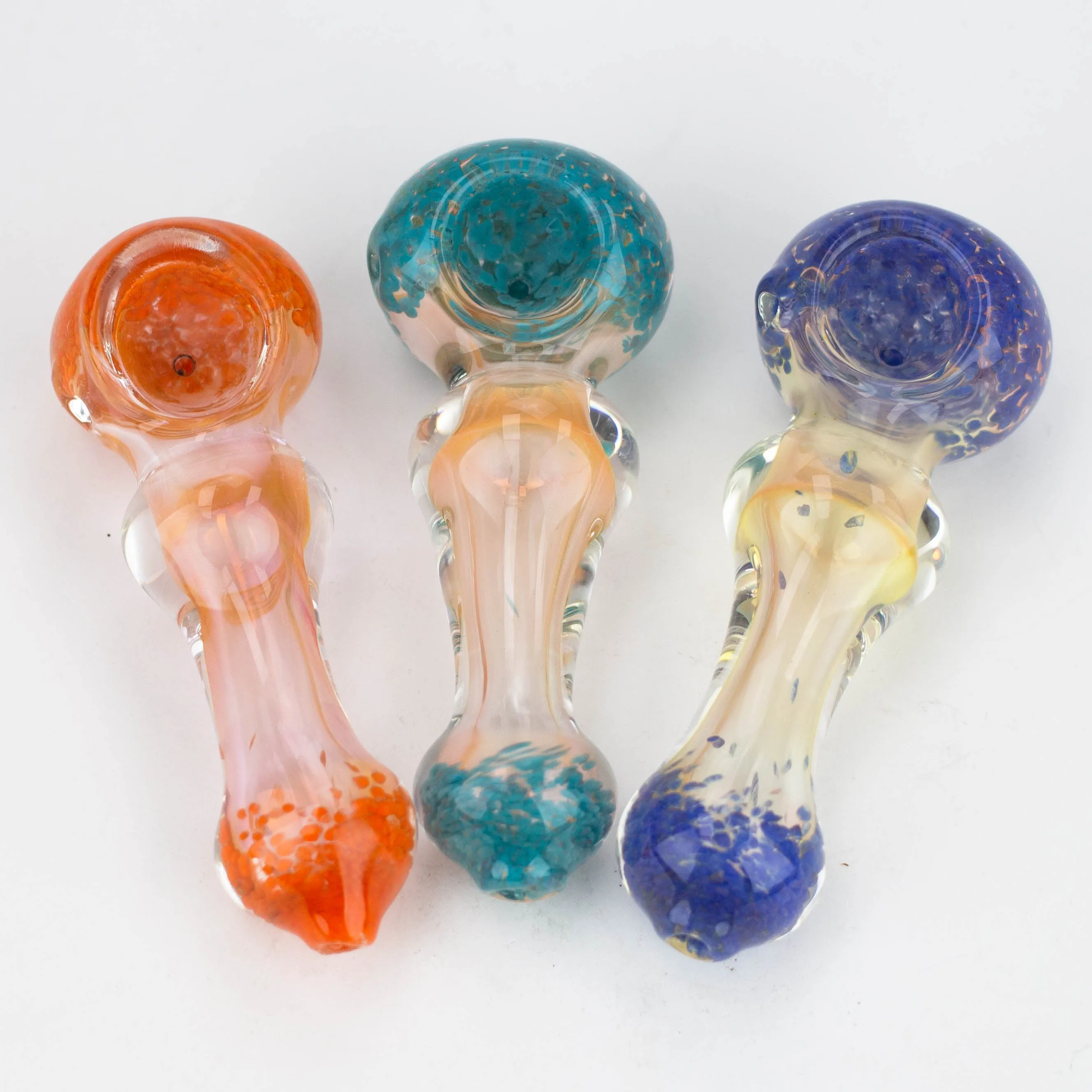 4.5" Gold Fumed Hand Pipe Pack of 2