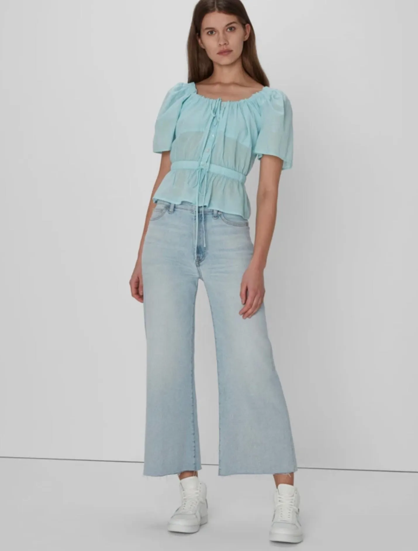 7 For All Mankind ‘Ultra HR Crop Jo/ W Hem’