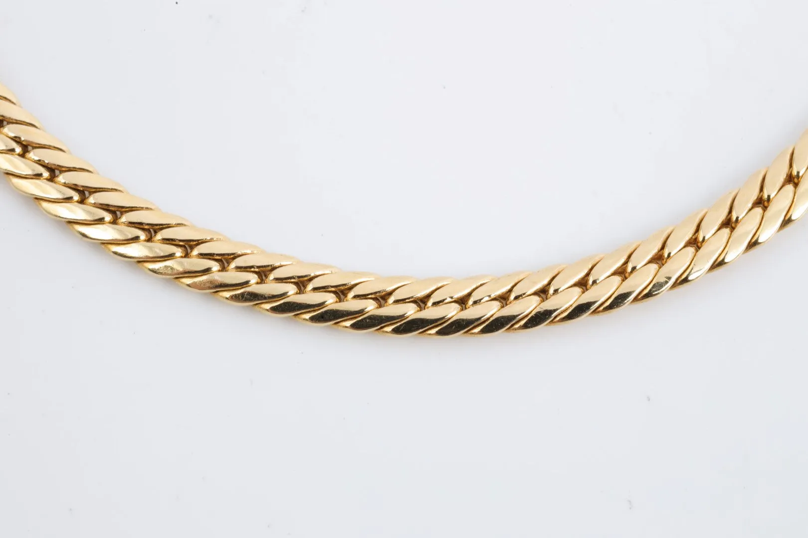 8" 18k Yellow Gold Chain Bracelet (7.09g.)