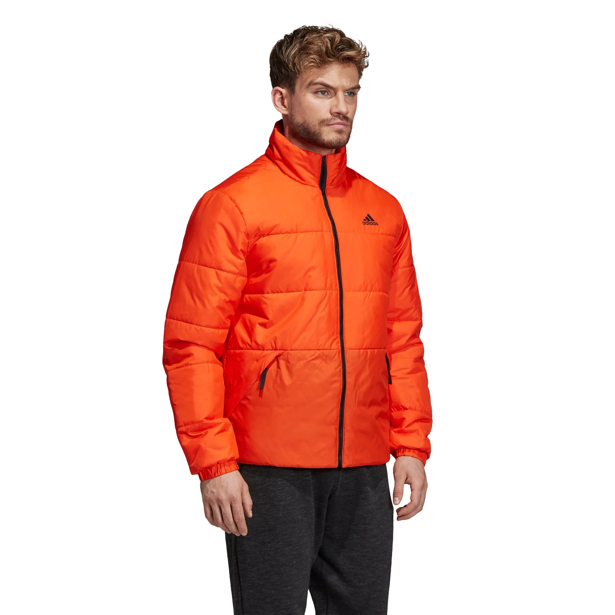 adidas Men's Jacket 3-Stripes Insulated Winter - Orange DZ1401