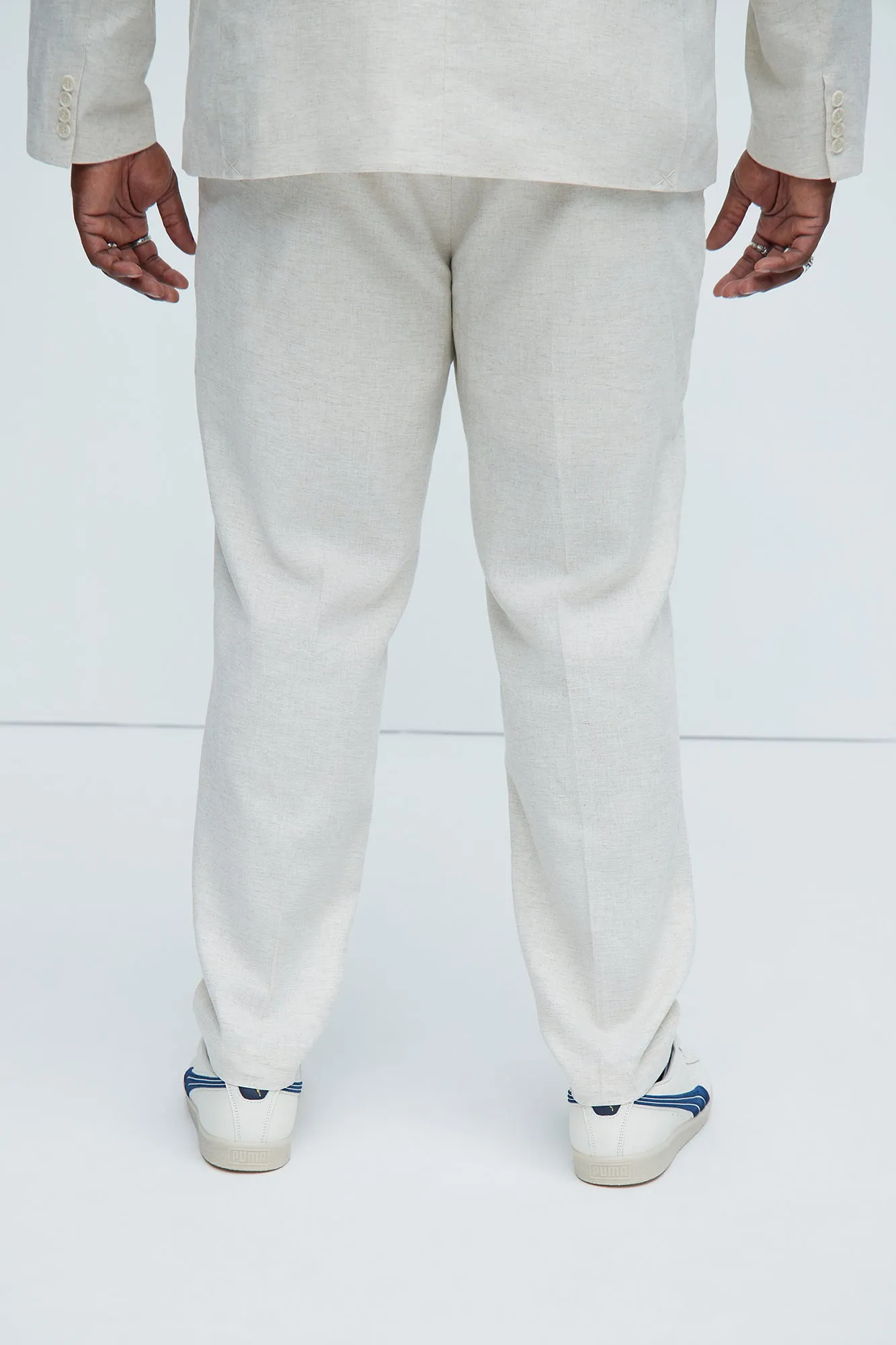 Bahamas Linen Suit Trousers - Oatmeal