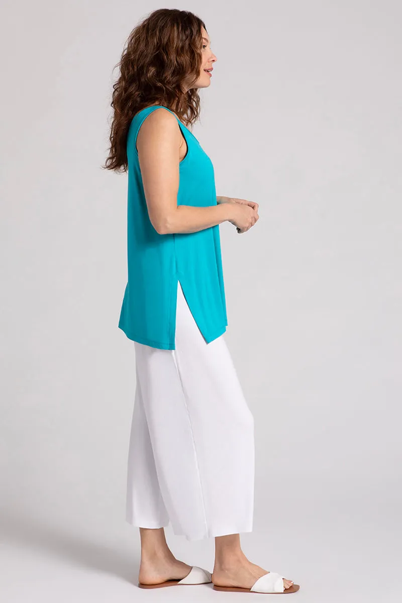 Bamboo Reversible Go To Tank | Turquoise