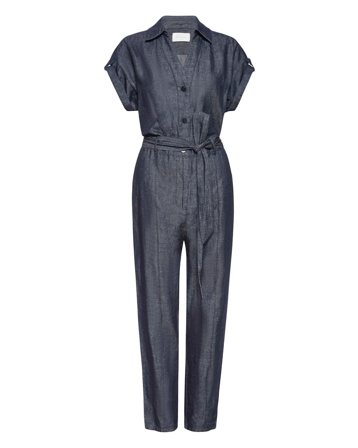 Banks Short Sleeve Jumpsuit (Indigo)