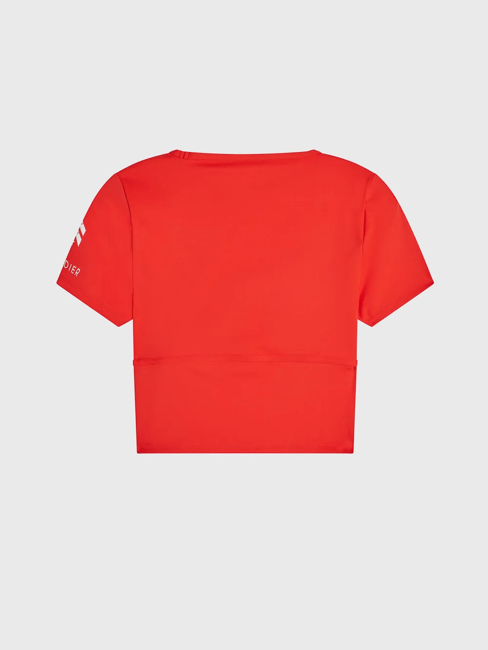 BARRY'S X BANDIER FIERY RED SPORT CROP SHORT SLEEVE