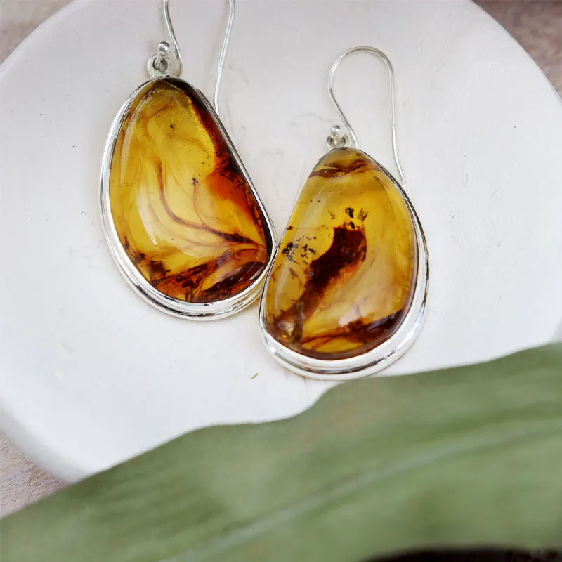 Bartley Amber Boho Earrings B