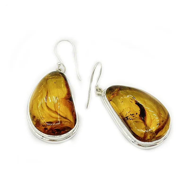 Bartley Amber Boho Earrings B