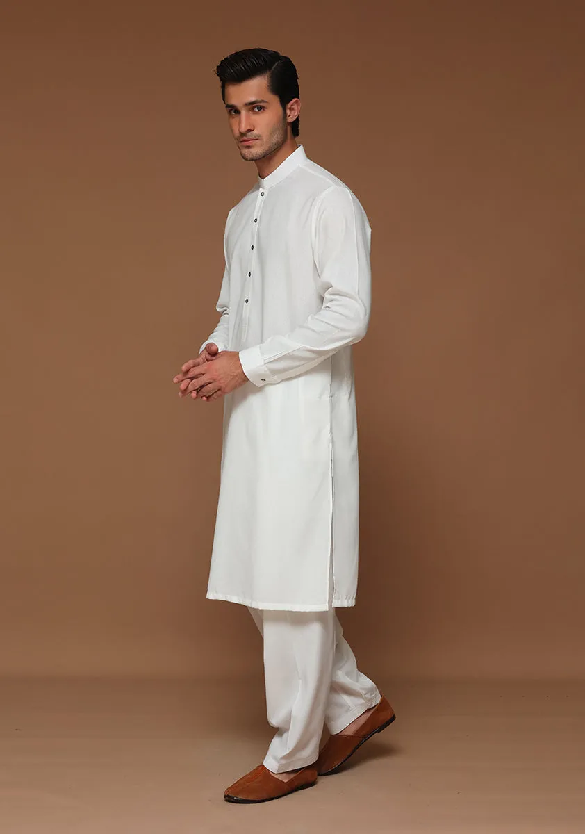 Basic Ayuthia Cloud Dancer Slim Fit Suit