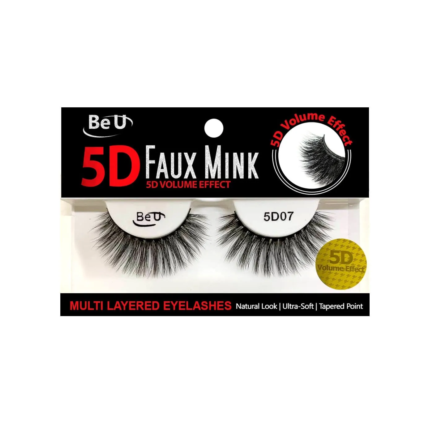 BE U | 5D Faux Mink Eyelashes 5D07