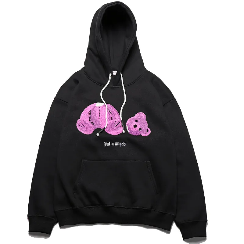 Bear Hoodie Unisex Loose Drop Shoulder Cute Hoodies