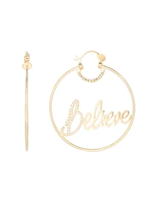 Believe Nameplate Hoops