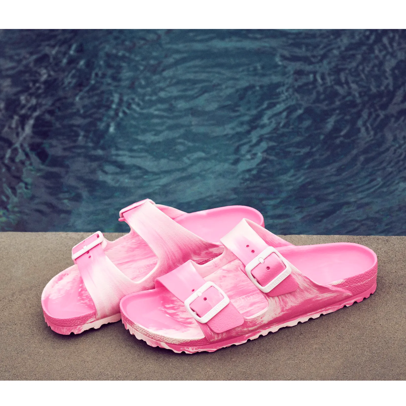 Birkenstock Arizona EVA Slide Sandal (Women) - Multi Pink