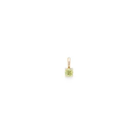 Birthstone Charm | Gold & Peridot