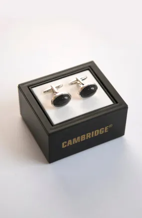 Black Silver Cufflinks