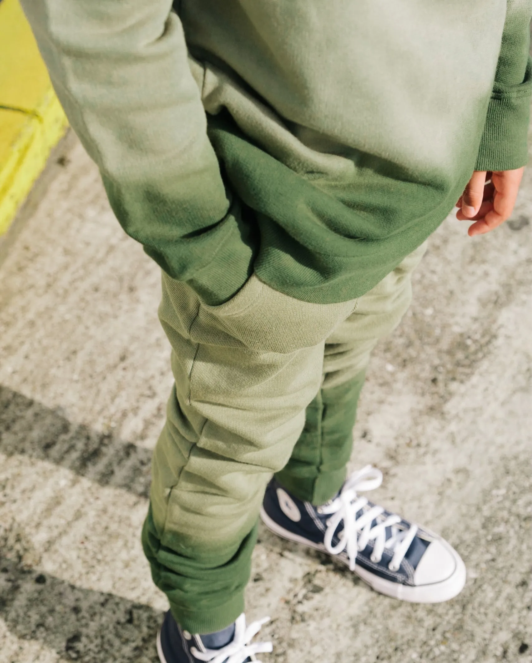 BOB Green Dip Dye Joggers