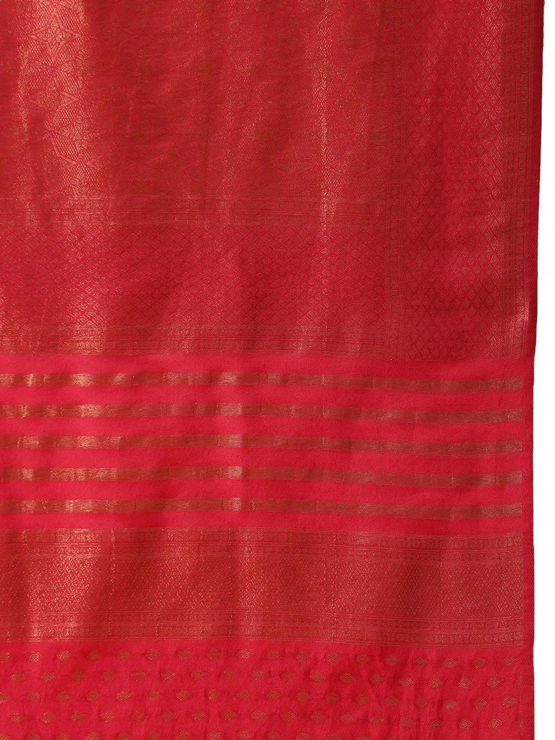 Brocade Zari Jaal Handloom Woven Saree