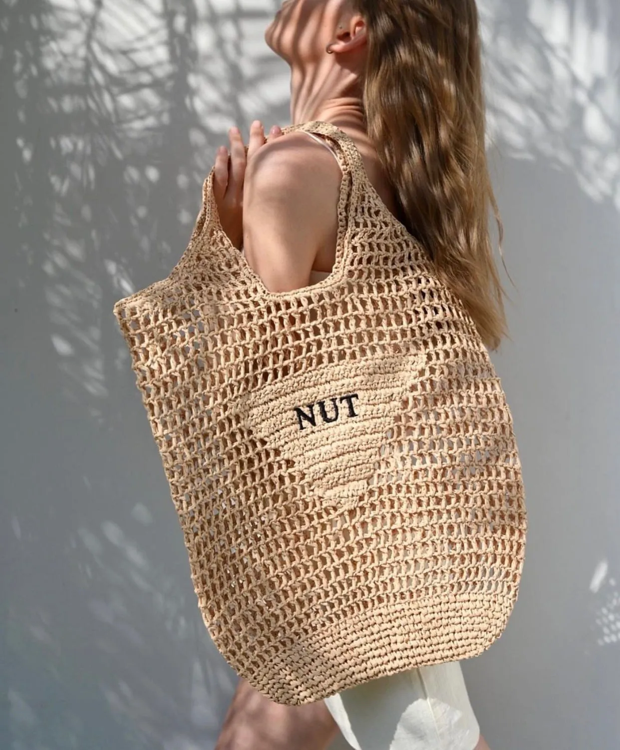 Bucket Raffia Bag