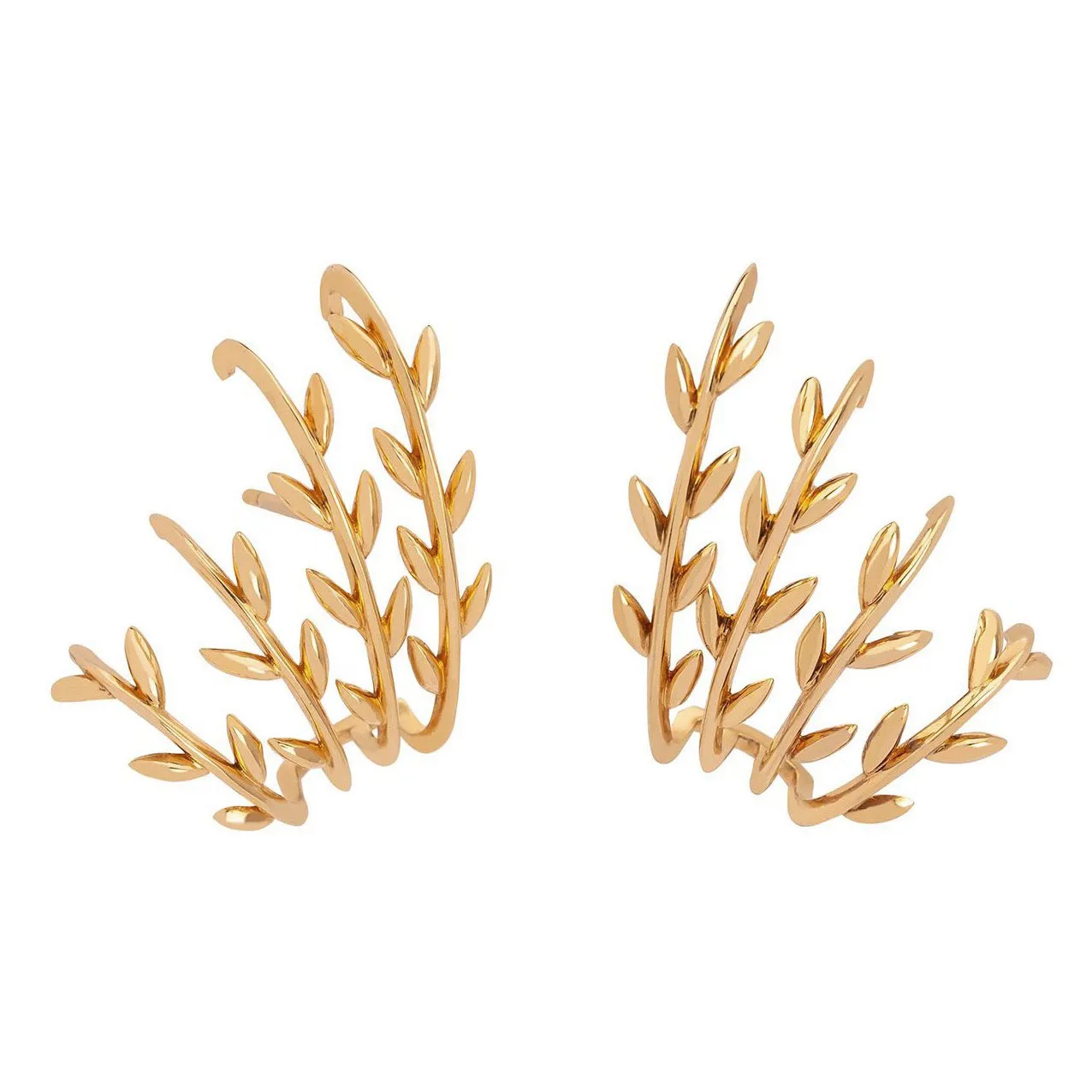 Carla Amorim - Natureza - Earcuff Earrings, Yellow Gold