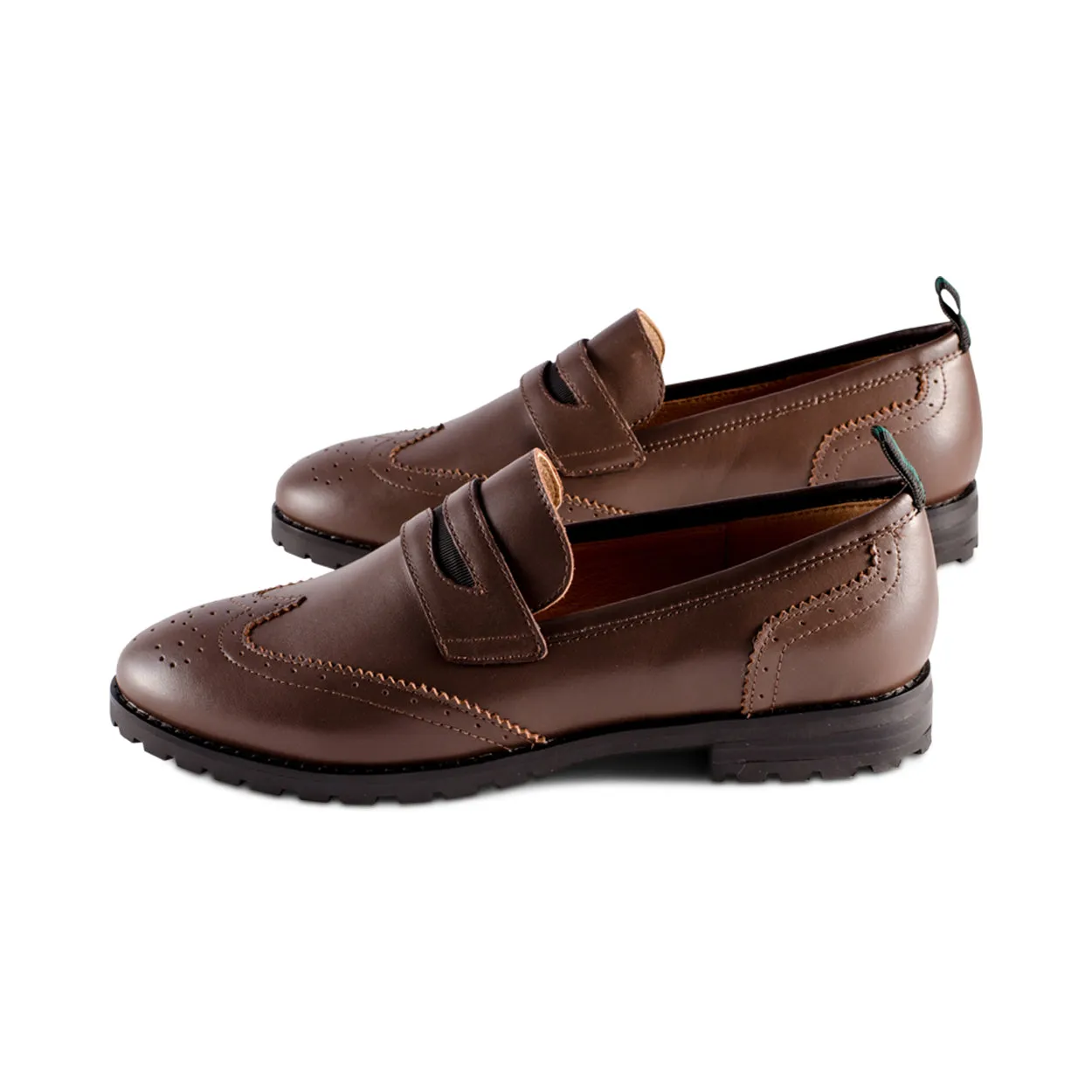 Carrol Dark Brown Leather F23