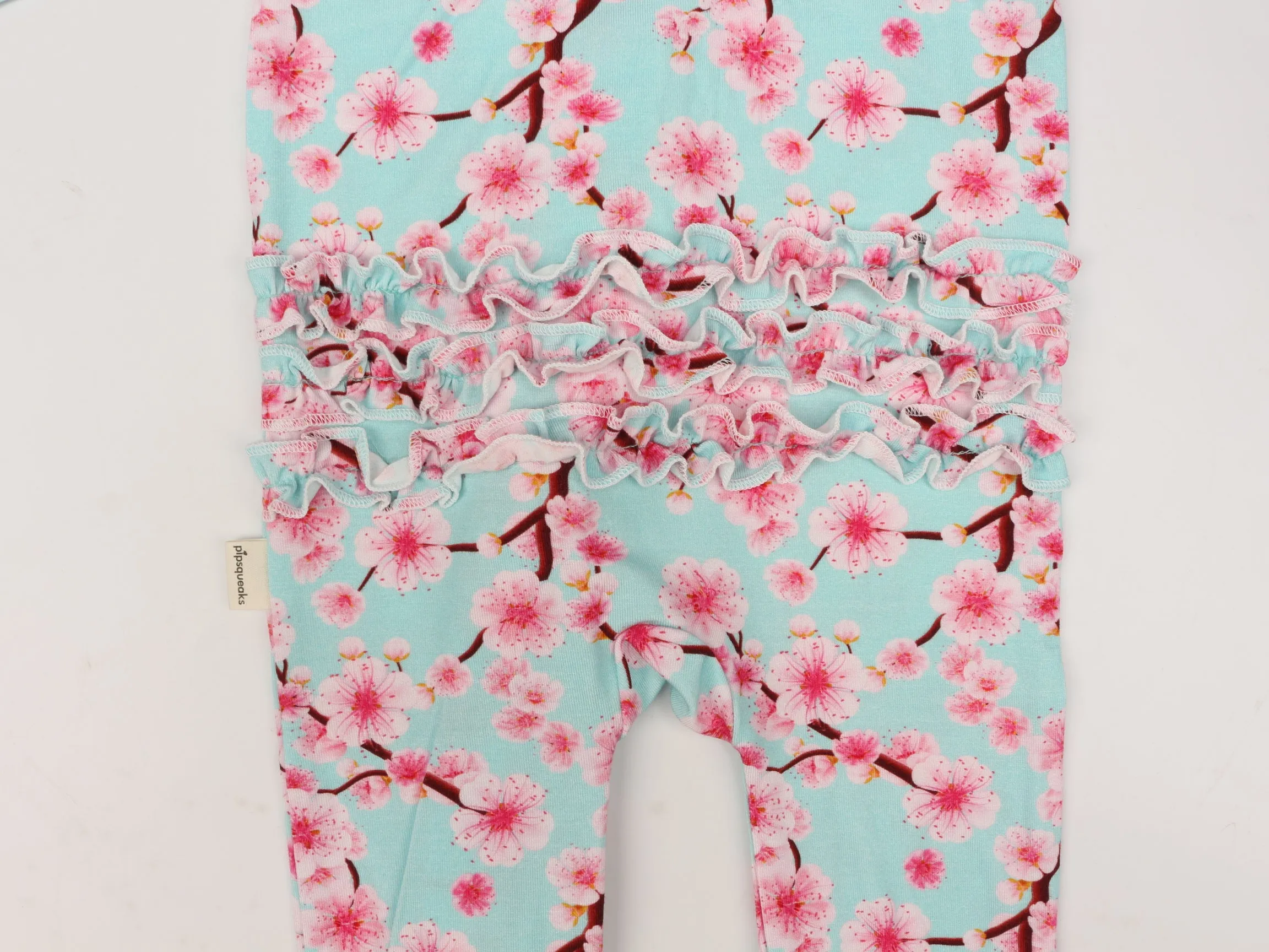 Cheery Cherry Blossom Convertible Footie