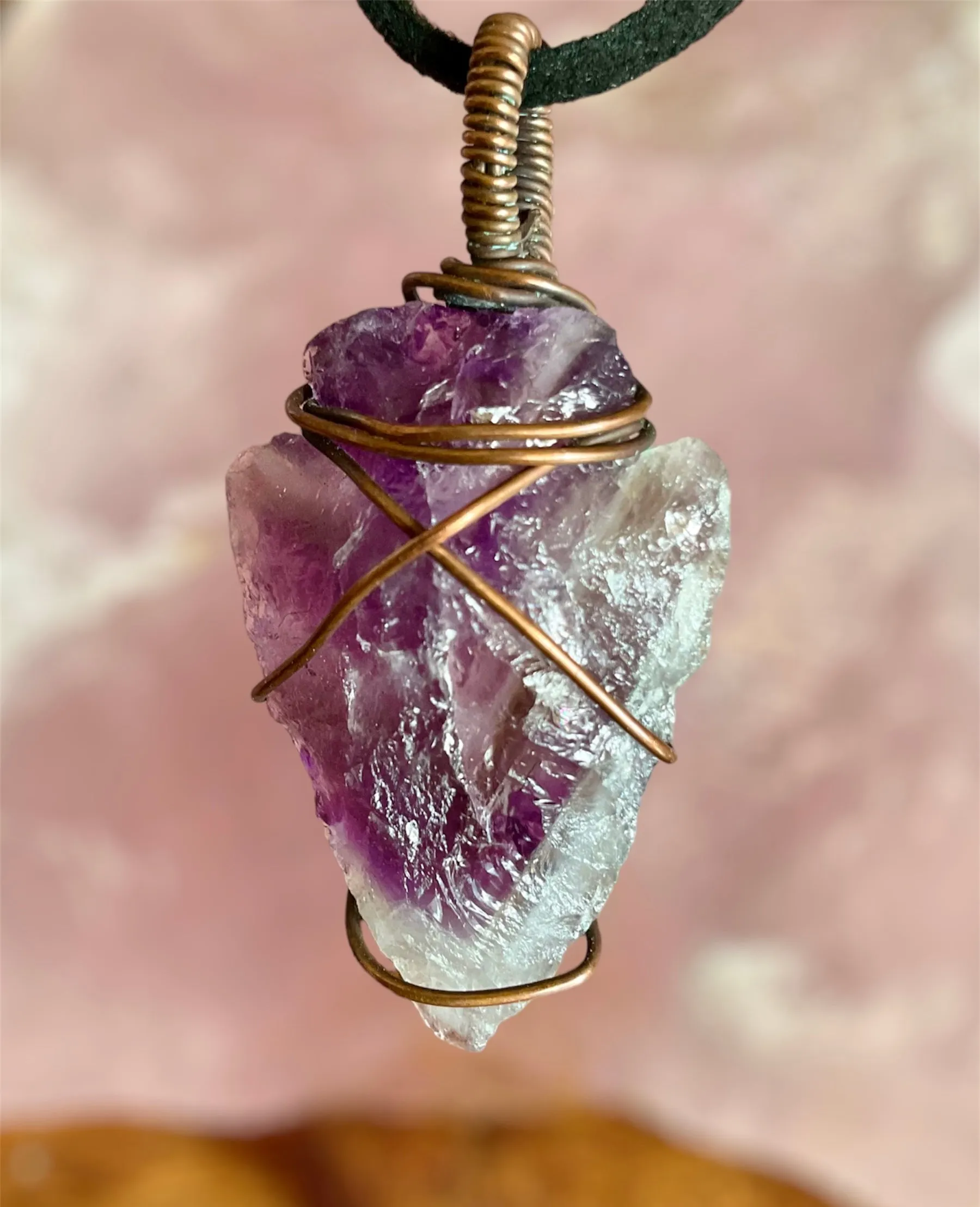 Chevron Amethyst Arrow Point