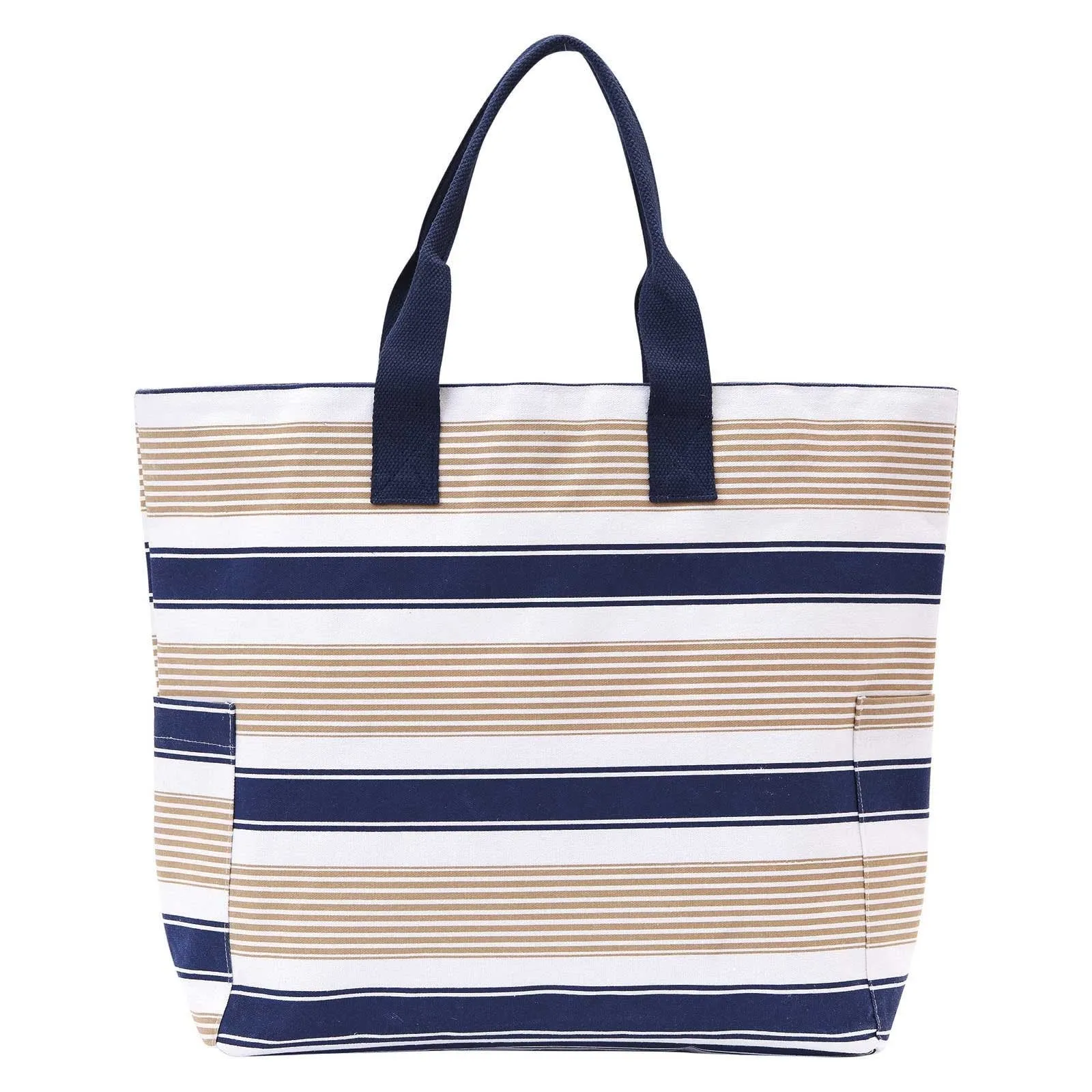 Classic Neutral Stripe Carryall