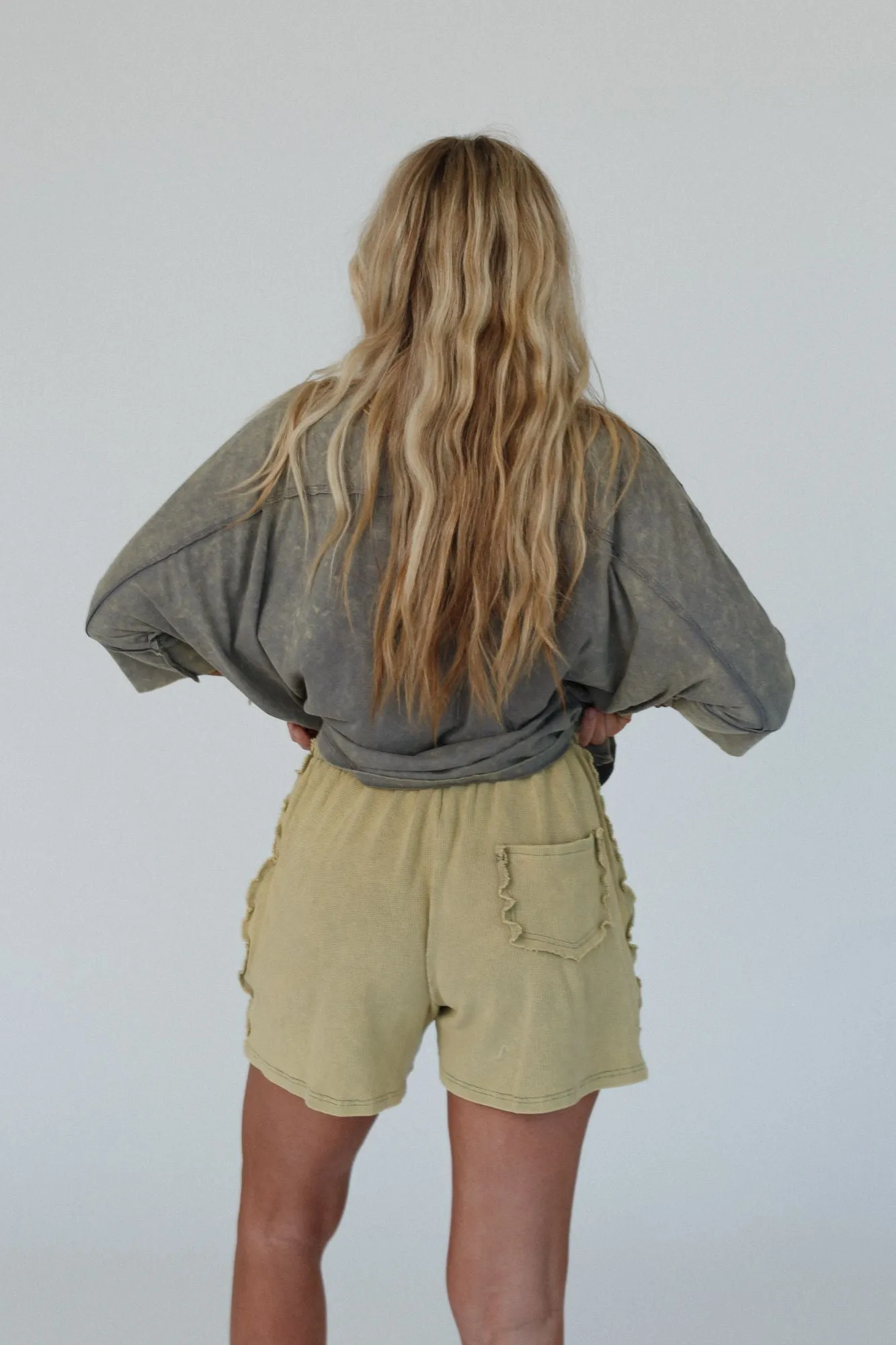 Comfy Cooldown Shorts - Olive