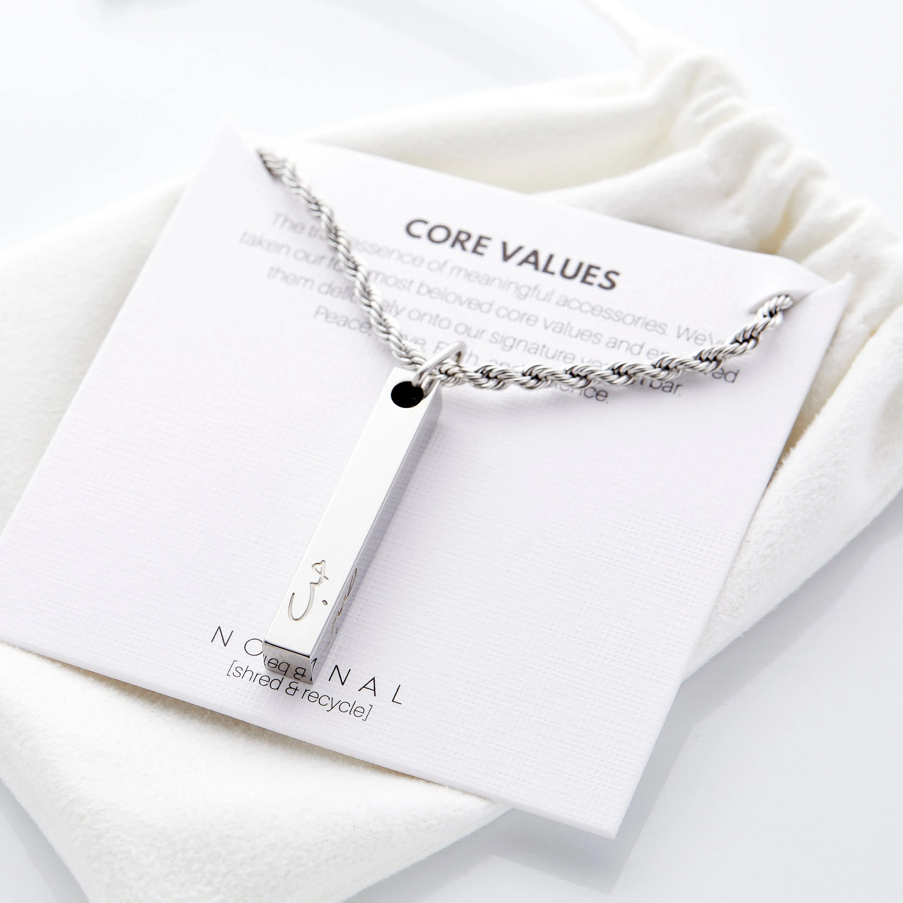 Core Values Bar Necklace | Men