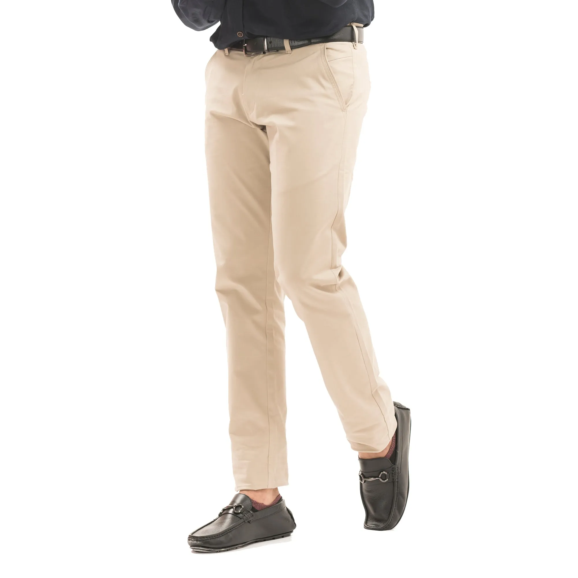 Cotton Chinos-Light Olive