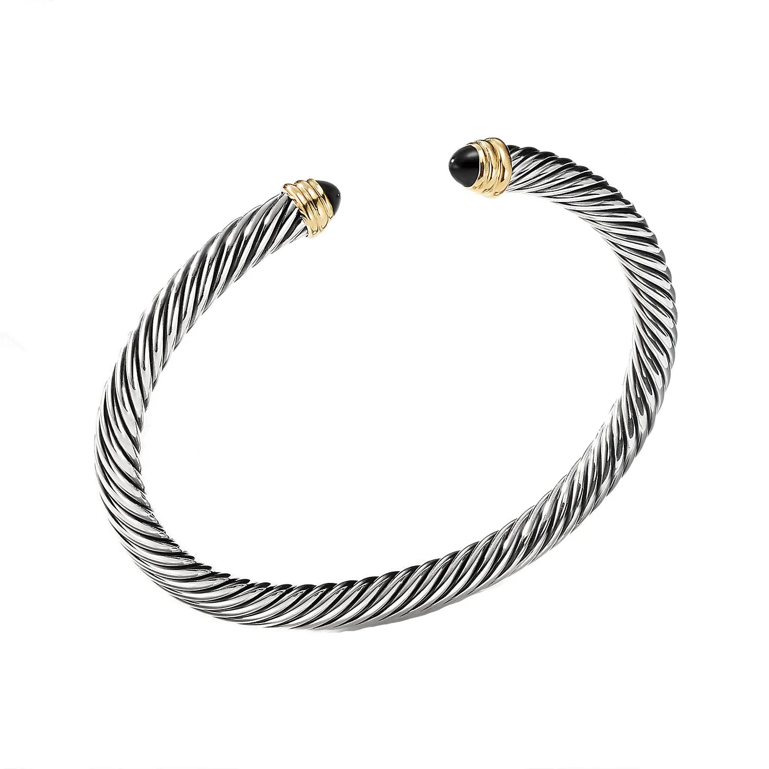 David Yurman 5MM Classic Cable Bracelet with Gold