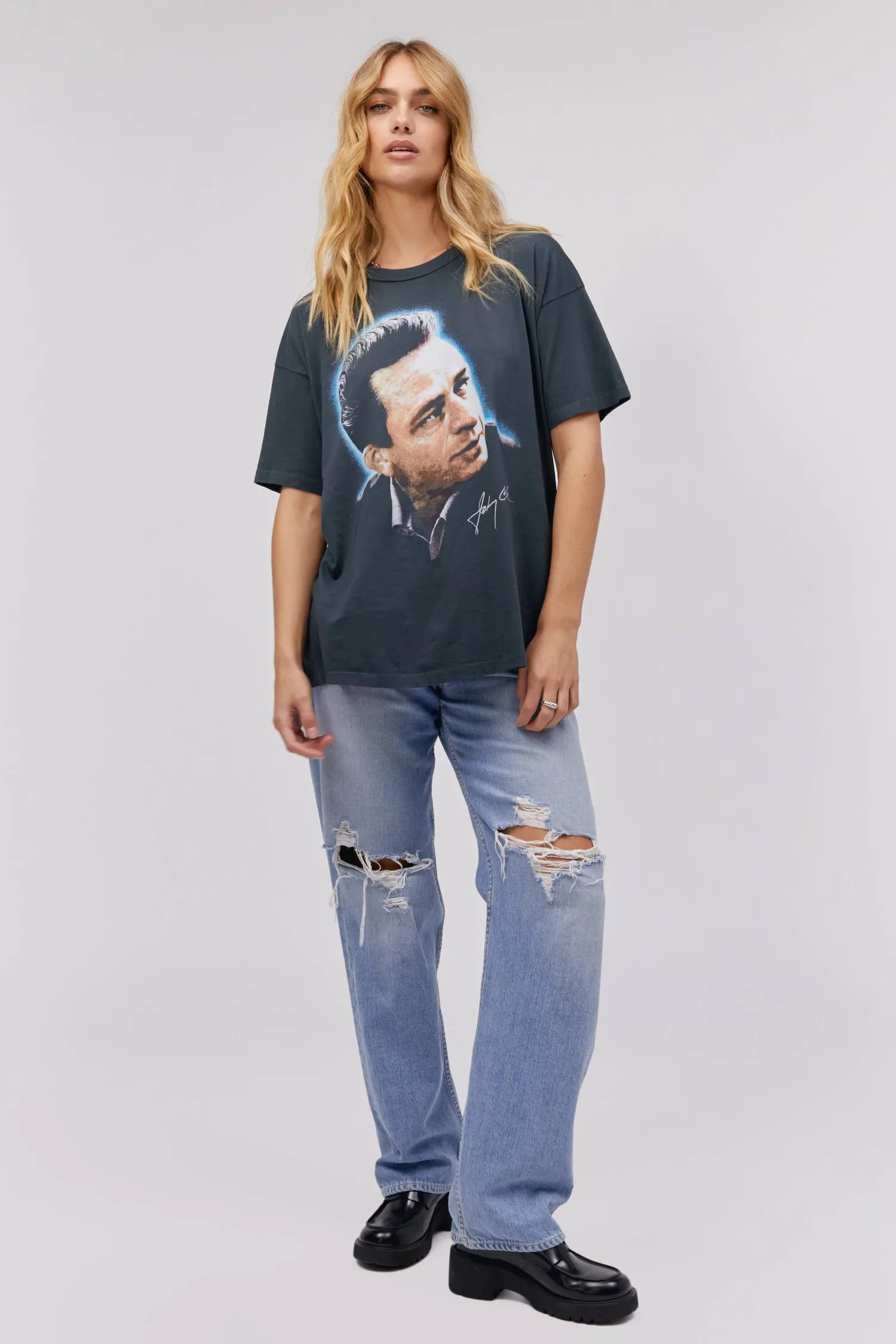 Daydreamer Johnny Cash Potrait Merch Boyfriend Tee T Shirt