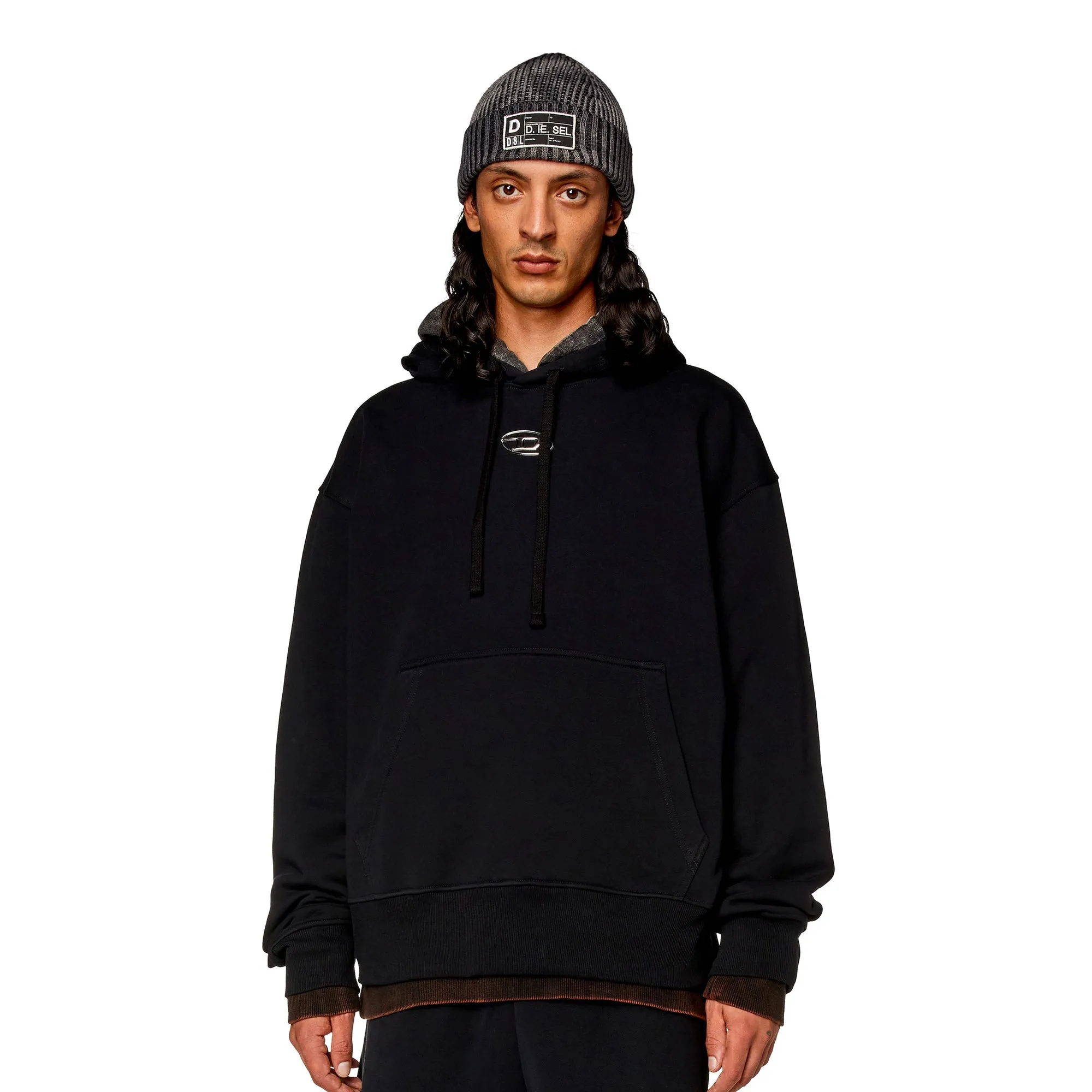 Diesel Mens S-MACS-HOOD-OD Hoodie