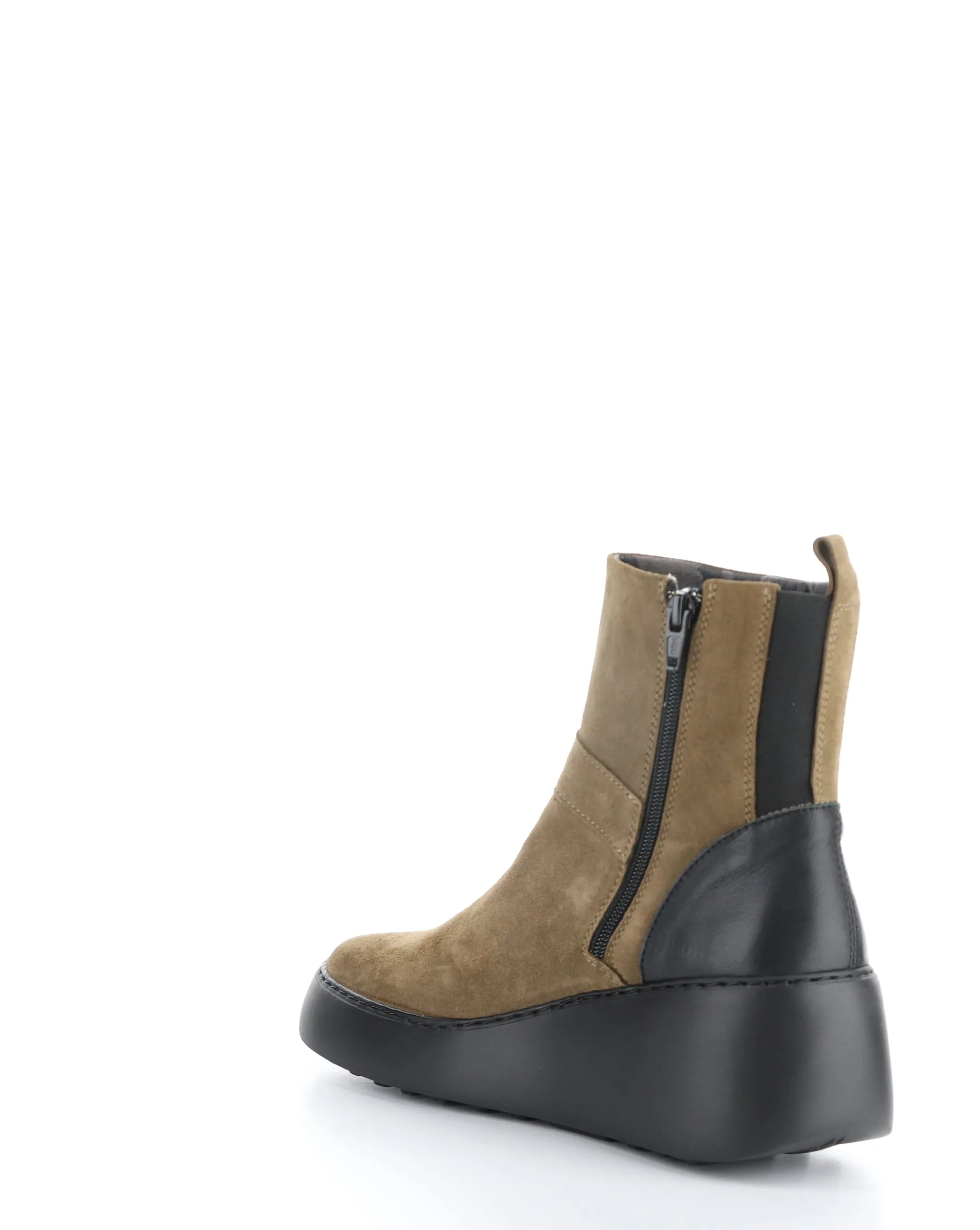 DOXE604FLY 002 TAUPE/BLACK Elasticated Boots