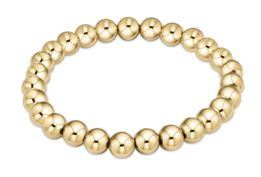 E Newton Classic Gold Bead Bracelet