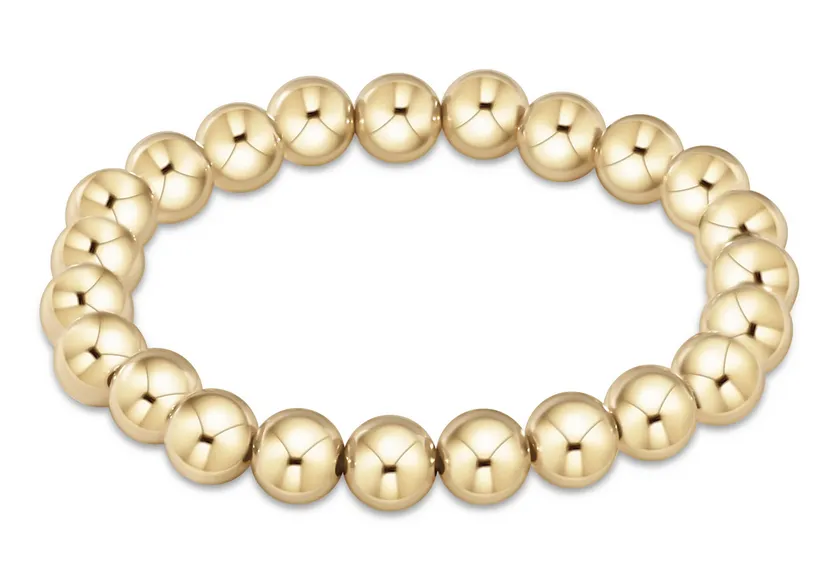 E Newton Classic Gold Bead Bracelet