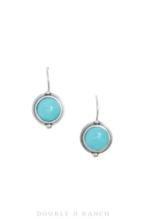 Earrings, Drop, Turquoise, Dennis Hogan Hallmark, Contemporary, 1159