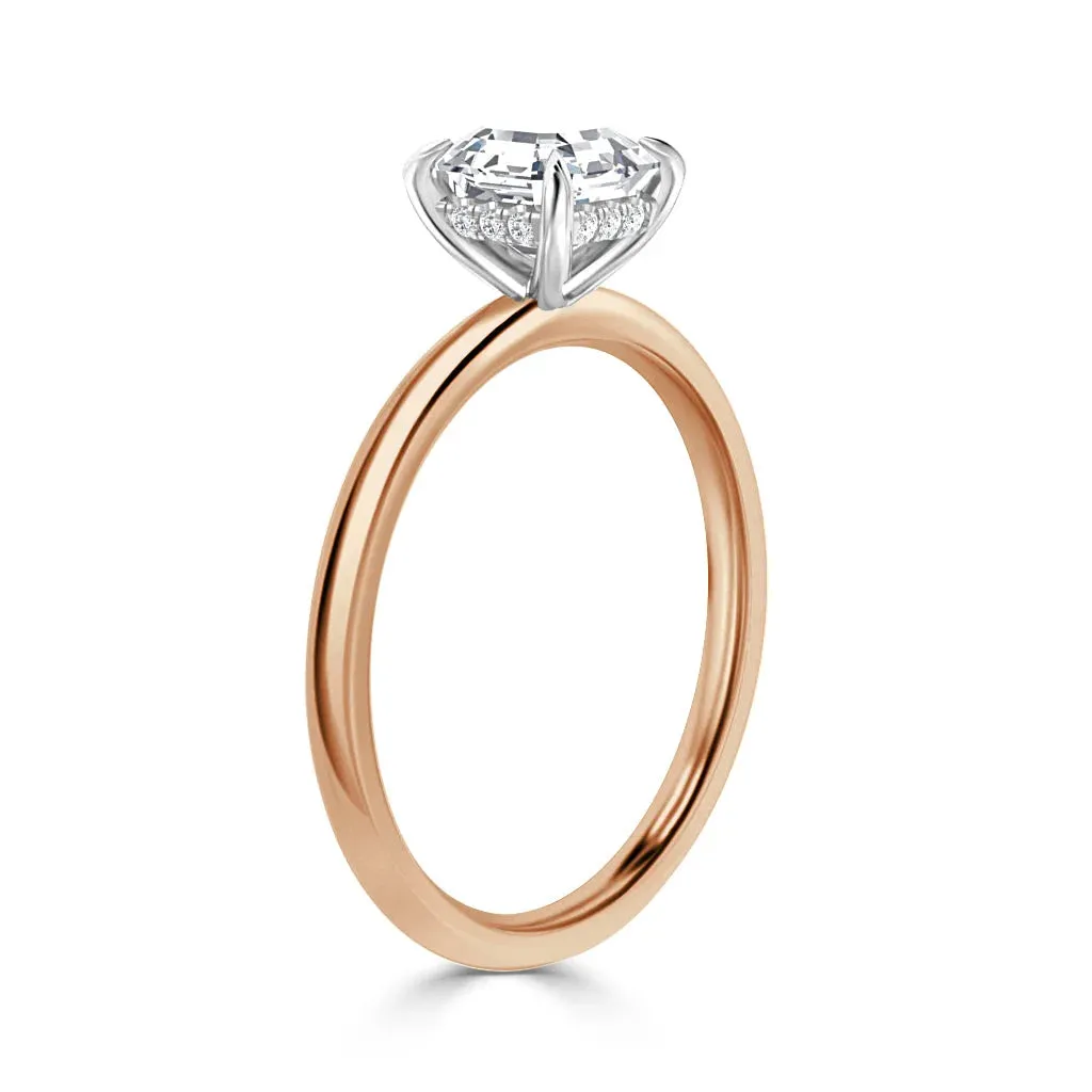 Edith - 18ct Rose Gold - Asscher