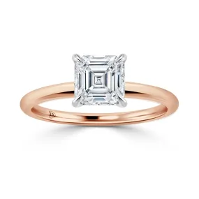 Edith - 18ct Rose Gold - Asscher