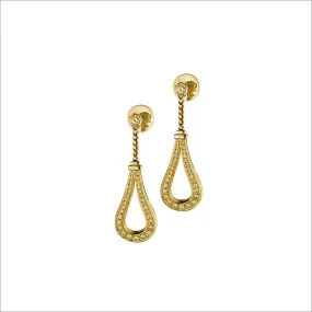 Fiamma 18K Gold & Diamond Earrings 3Y