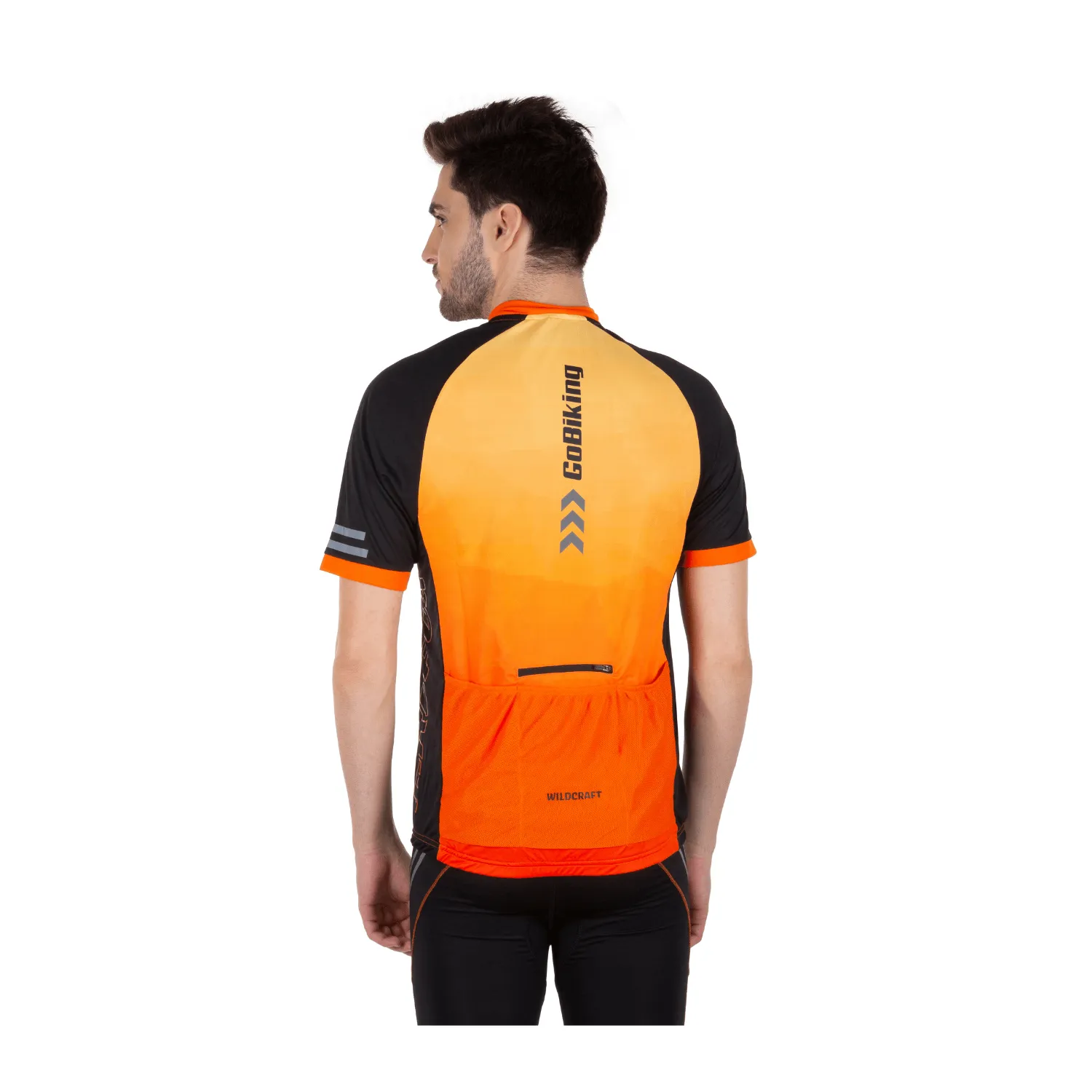 Firefox Half Sleeve Cycling Jersey - Orange/Black