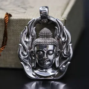 Flaming Buddha Chains Pendant