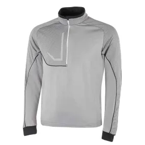 Galvin Green Daxton Insula Golf Pullover - Sharkskin/Black/White