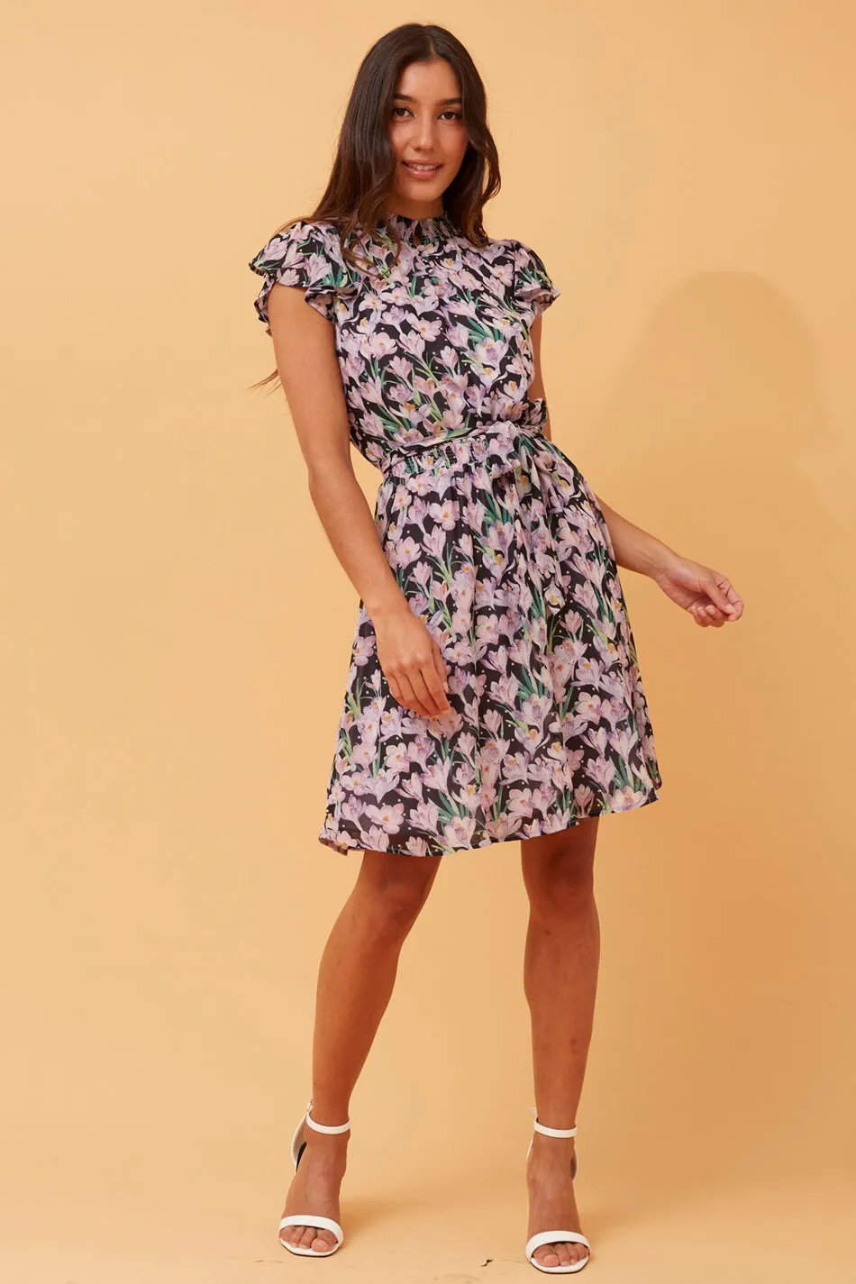 GATLIN FLORAL SHORT DRESS