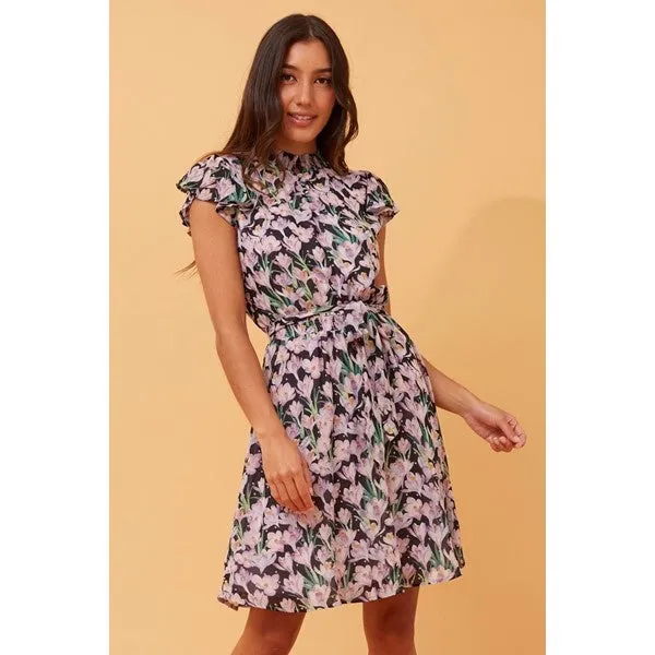 GATLIN FLORAL SHORT DRESS