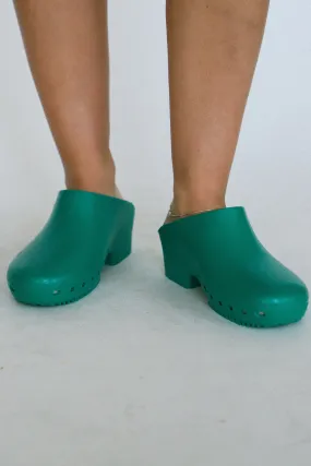 Green Classic Clog